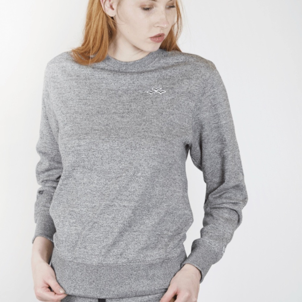 Lazy pants Gray Crew Neck Sweater